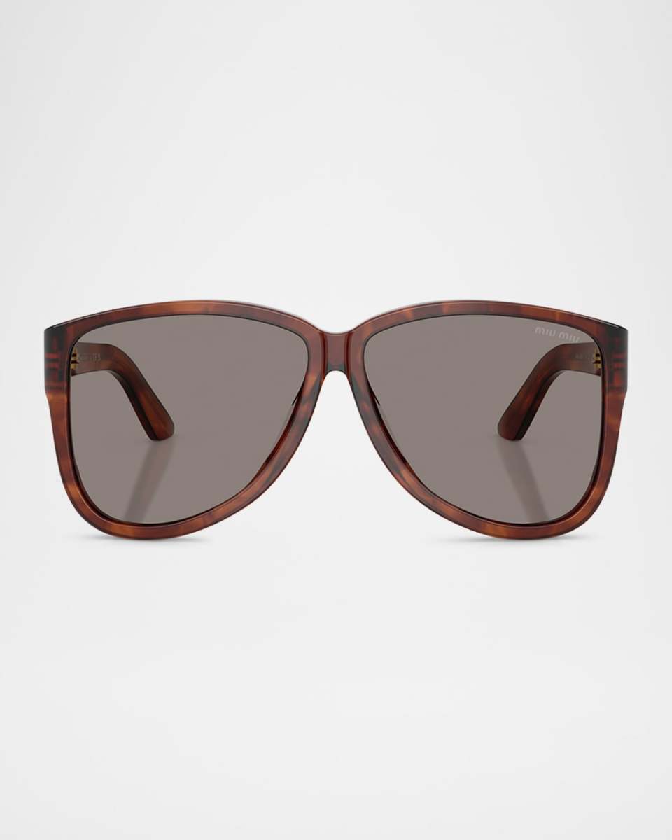 MU A08SF Acetate Aviator Sunglasses